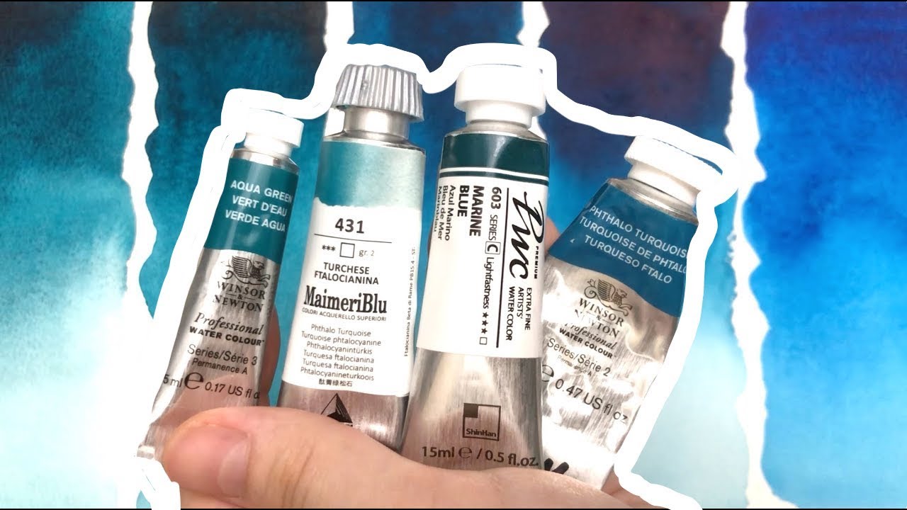 Phthalo Turquoise Alternatives - Watercolor