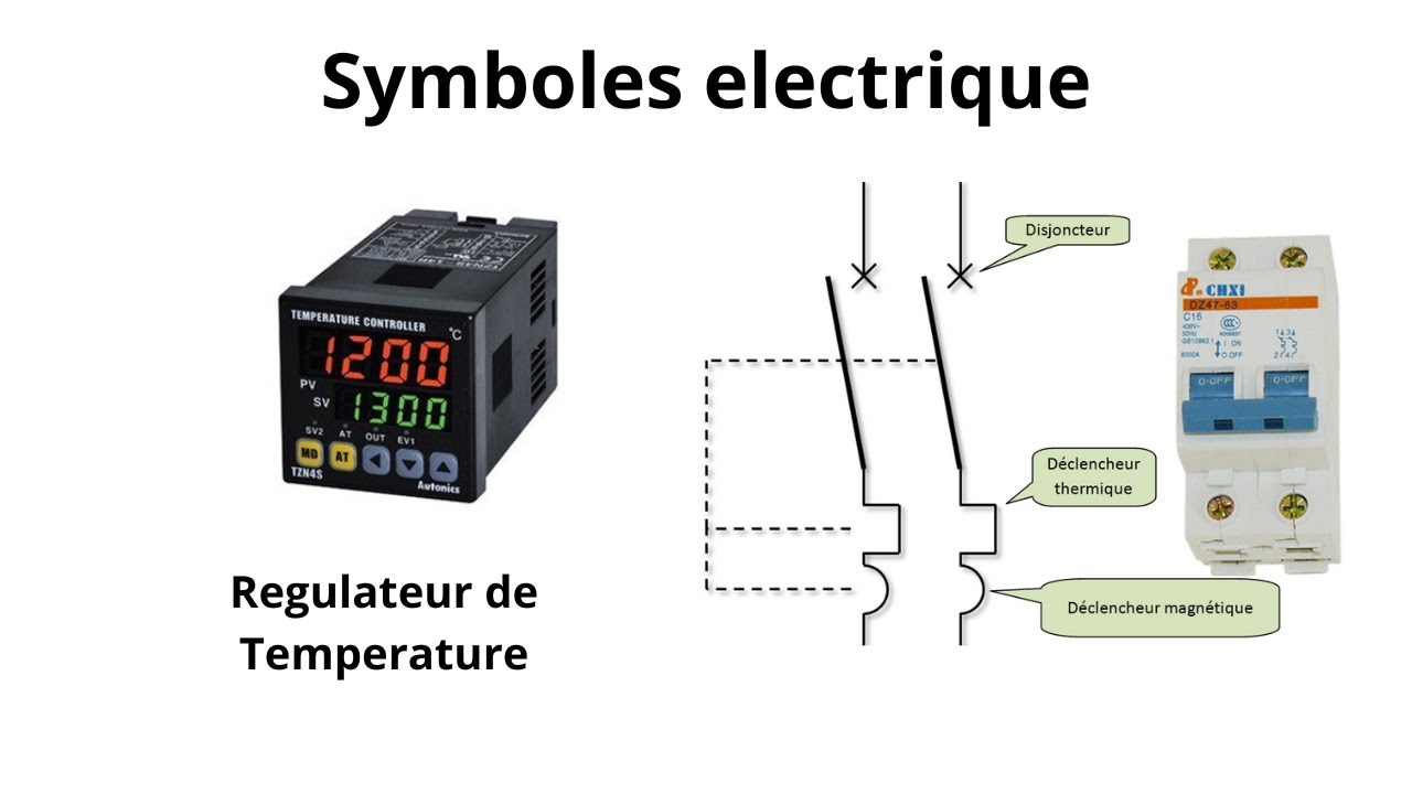كيفية قراءة مخطط كهربائي و شرح مختلف الرموز الكهربائية lire un schema electrique