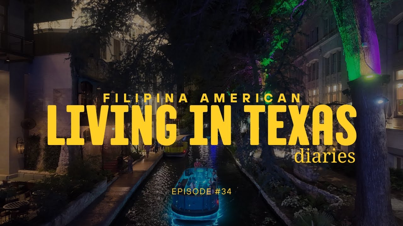 Filipina American Living in Texas Diaries Ep.34 | Jollibee and Riverwalk San Antonio, Texas