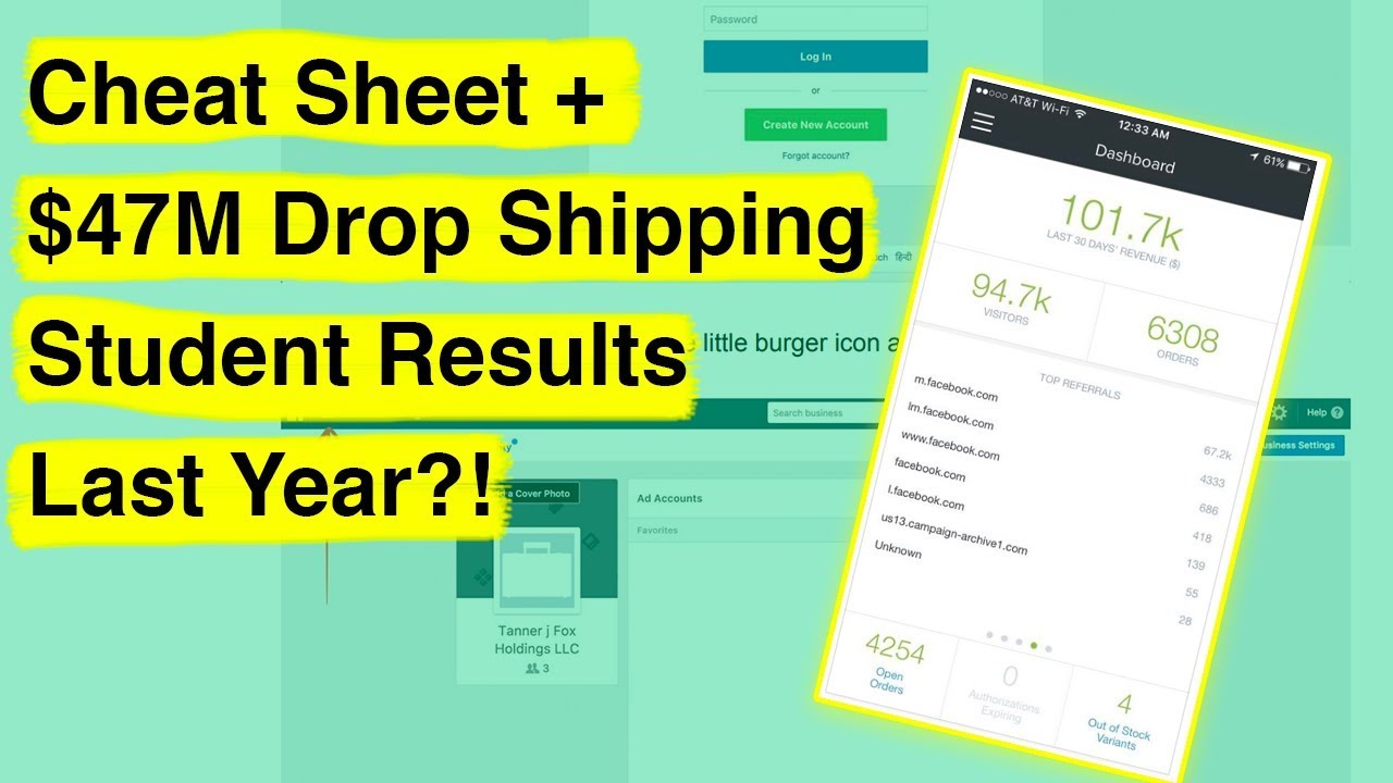 Cheat Sheet + $47M Dropshipping Student Results Last Year?!