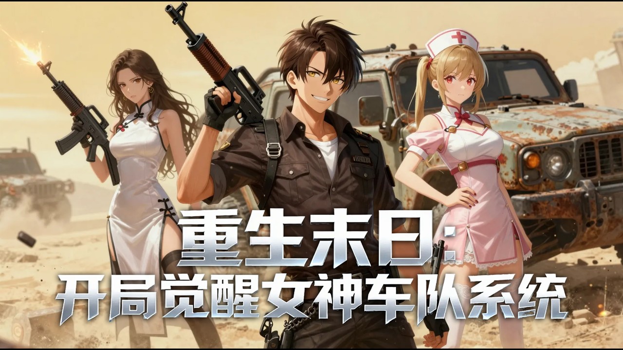 【FULL】🔥《重生末日：开局觉醒女神车队系统》全集｜重生末日，我觉醒车队系统，救美即变强，携绝色车队横扫尸潮，称霸末世！#漫剧 #动态漫 #動態漫