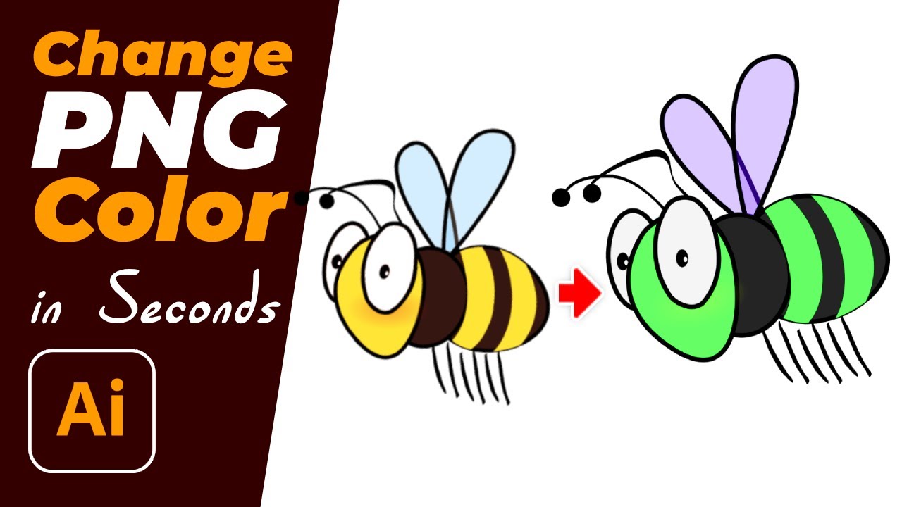 How to Change PNG Color in Illustrator