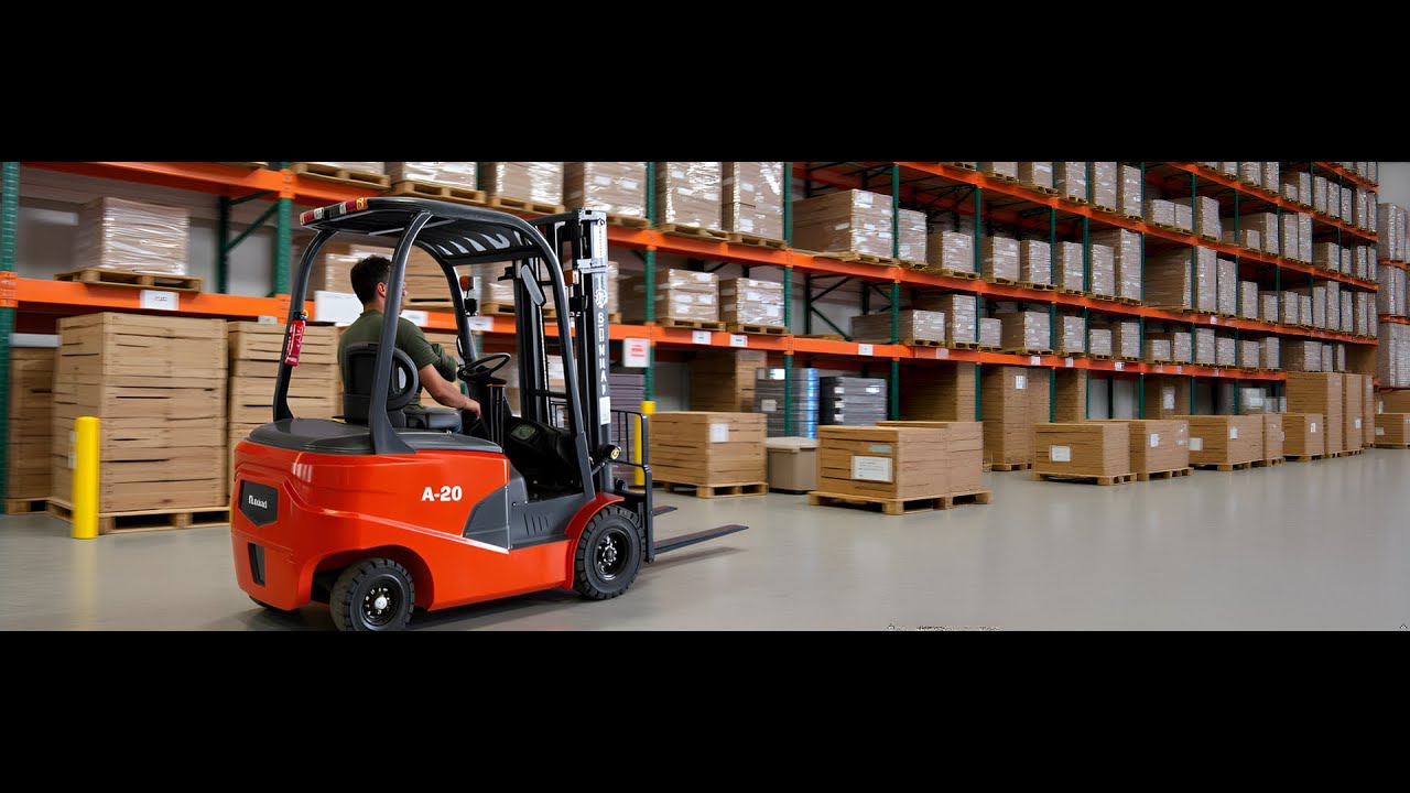 SUNMAX A-20 Electric Forklift Demo: 4400 lbs Capacity, 118