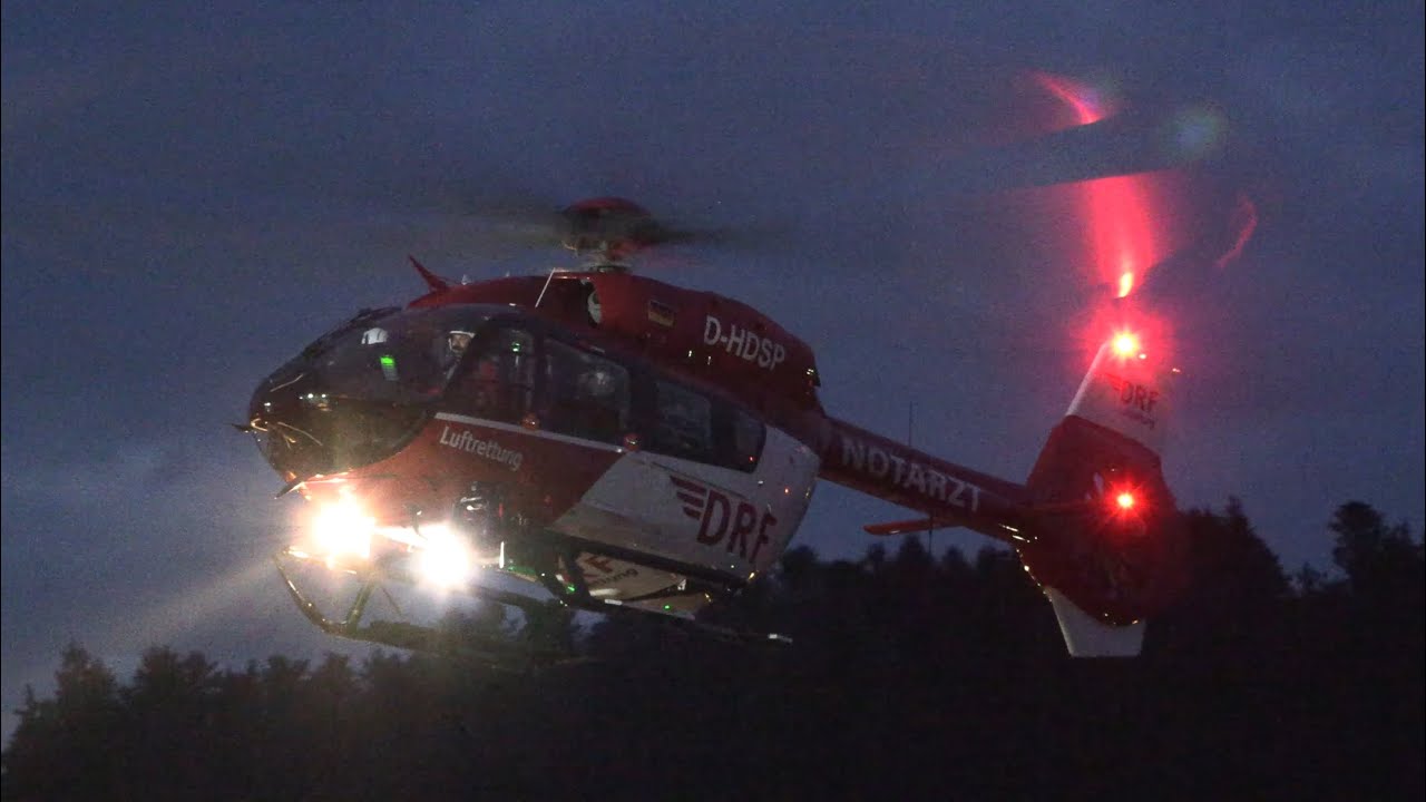DRF Luftrettung | Landung Christoph 11 | Airbus H145 Retrofit | D-HDSP | Schwarzwald Baar Klinikum