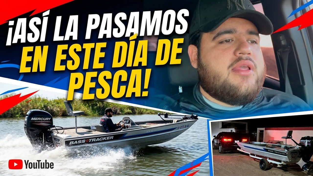 Un día de pesca con la Bass Tracker 🎣| Así la pasamos