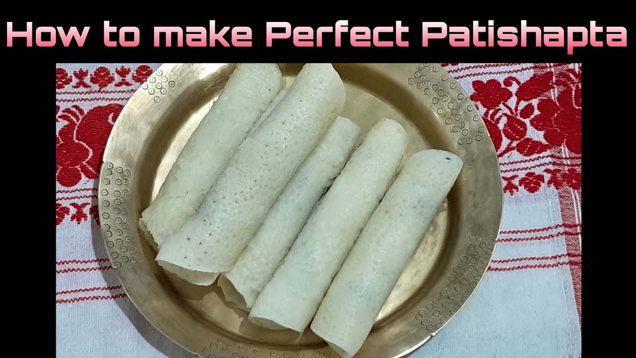 ঘৰুৱা বস্তুৰে সহজতে বনাব পৰা পাটিচেপতা পিঠা / How to make Perfect Patishapta / Patishapta pitha 