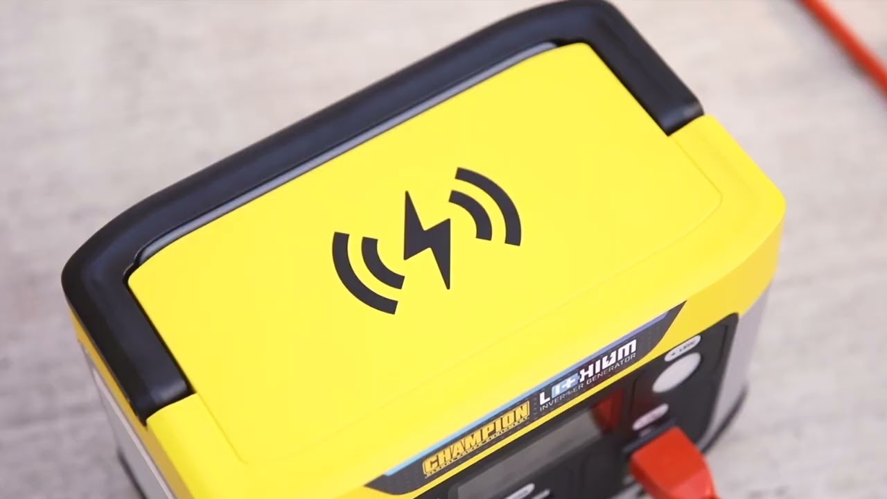 Champion 285-Wh Portable Lithium-Ion Solar Generator Power Station (Mod. 201188)