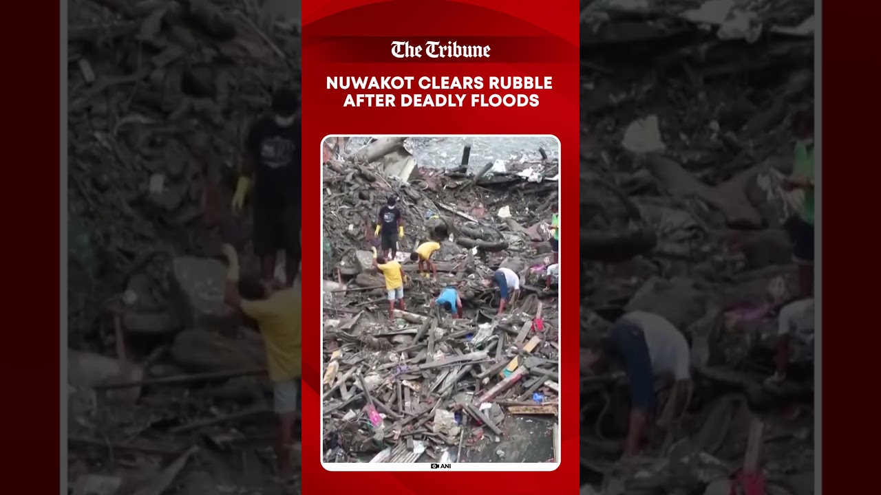 Nepal Tragedy: Nuwakot Residents Clear Rubble After Deadly Flash Floods as Toll Reaches 1,204