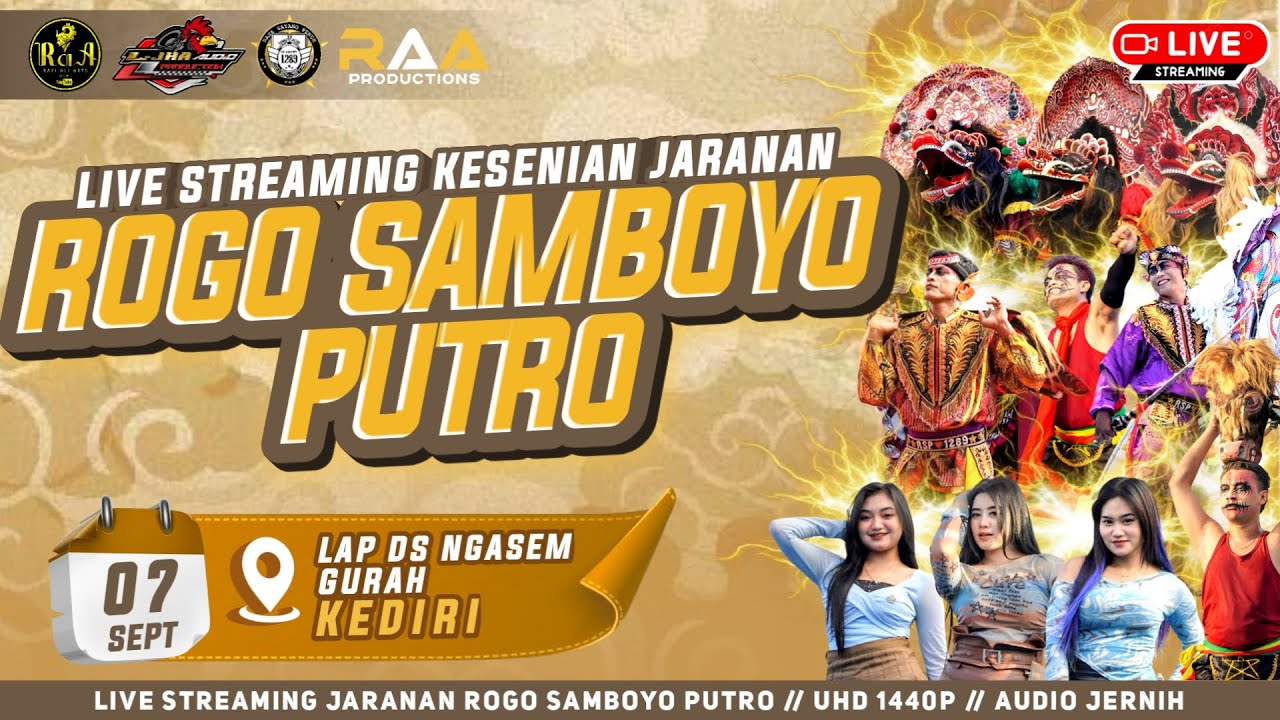 Live Rogo Samboyo Putro Lap Ngasem Gurah Kediri Ft L-Jha Audio