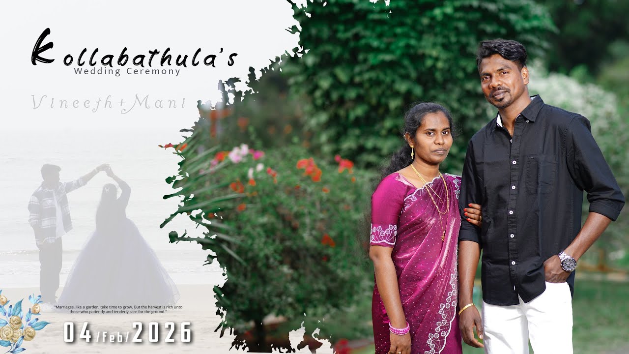 KOLLABATHULA'S WEDDING || VINEETH+MANI || 04 - FEB - 2026 ||