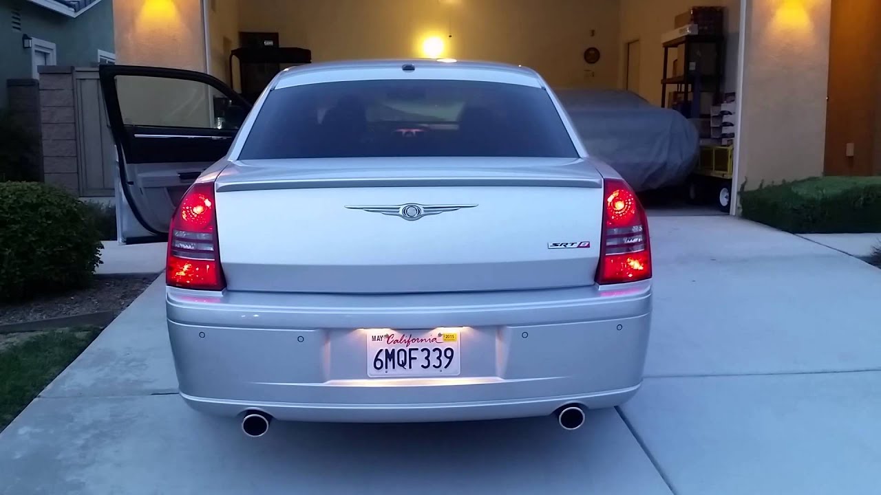 JBA exhaust system on a 300 SRT 8