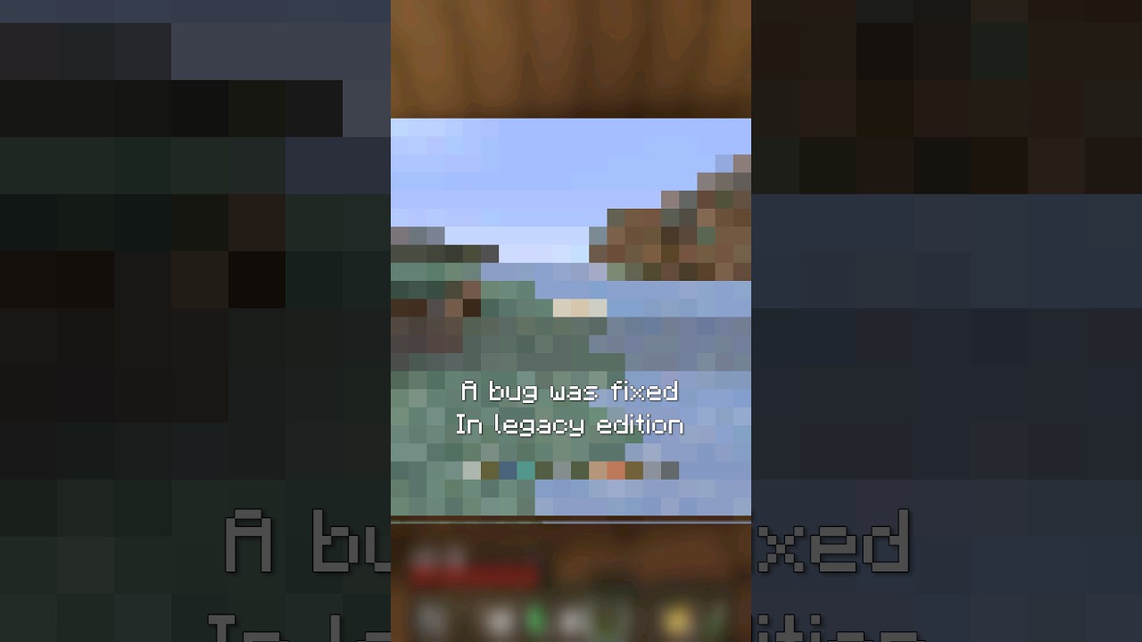 Minecraft legacy is still updating? #legacyedition #minecraft #gaming #consoleedition #updating