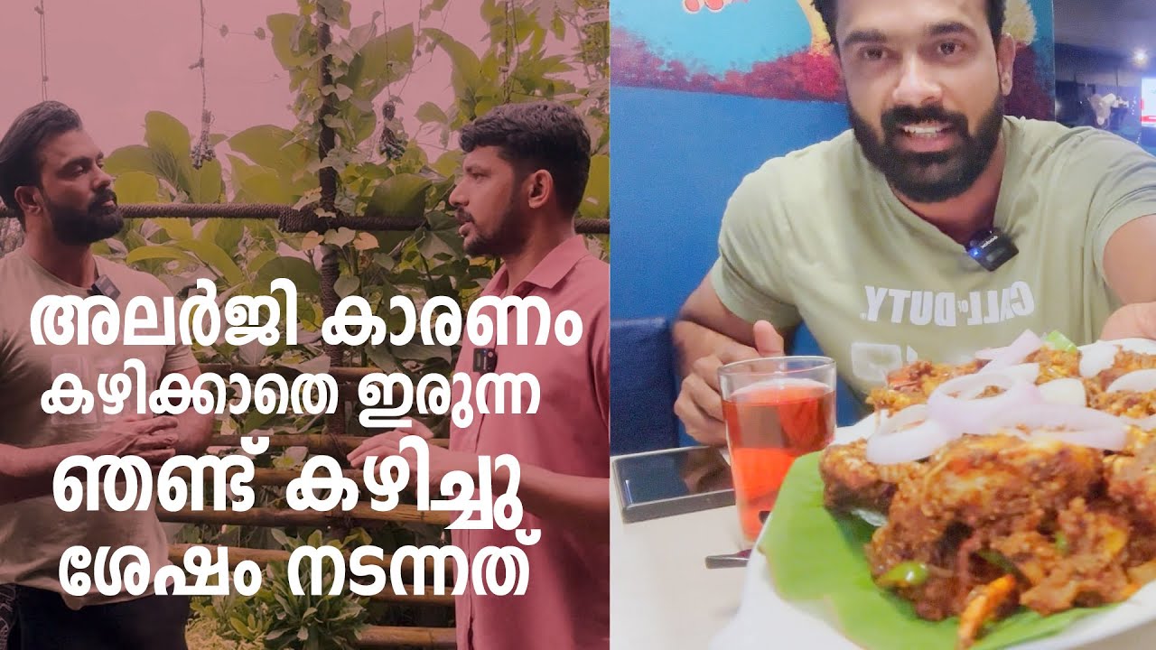 അലർജി കാരണം കഴിക്കാതെ ഇരുന്ന ഞണ്ട് കഴിച്ചു ശേഷം നടന്നത്  | VIVEK GOPAN | VLOG | PALAKKAD