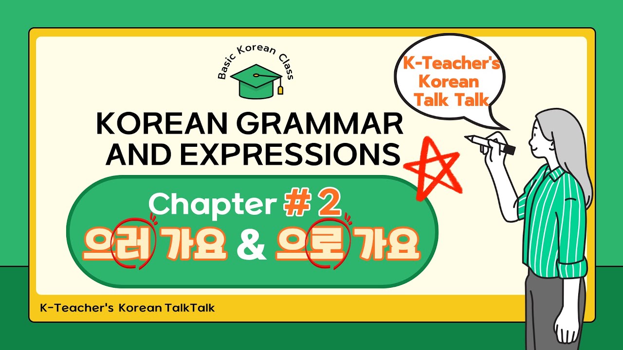 📚 Basic Korean Grammar #2 | “으러 가요” ✏️ & “으로 가요” 🚗 (Purpose & Transportation)