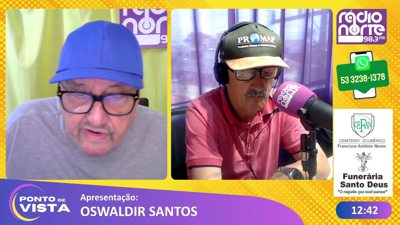 Ponto de Vista 16/03/2026 com Oswaldir Santos na Rádio Norte FM