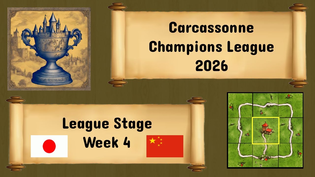 Carcassonne Champions League 2026 League Stage || wahei  -  203club