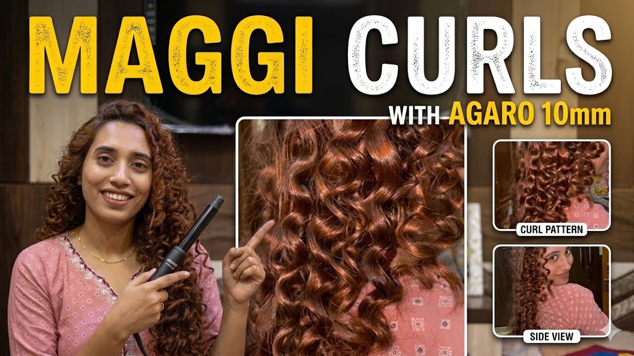Maggi Curls | Spiral Curls | 10mm Hair Curler Tutorial