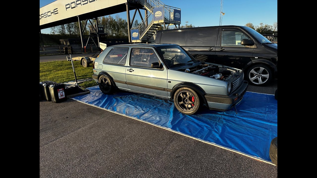 Hansson racing Golf mk2 DSG Kinnekulle ring 2025 Tracklife.se