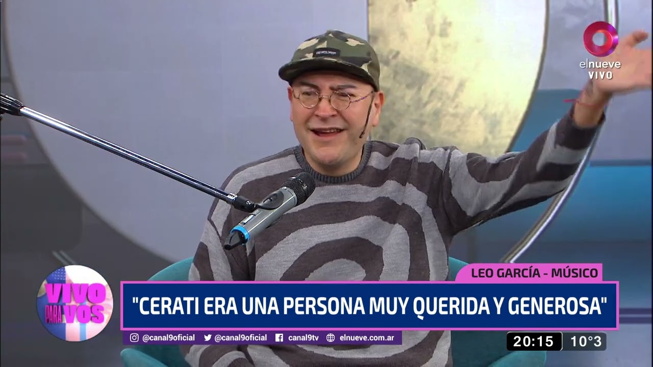 Leo García y la anécdota sobre cómo conoció a Gustavo Cerati: 