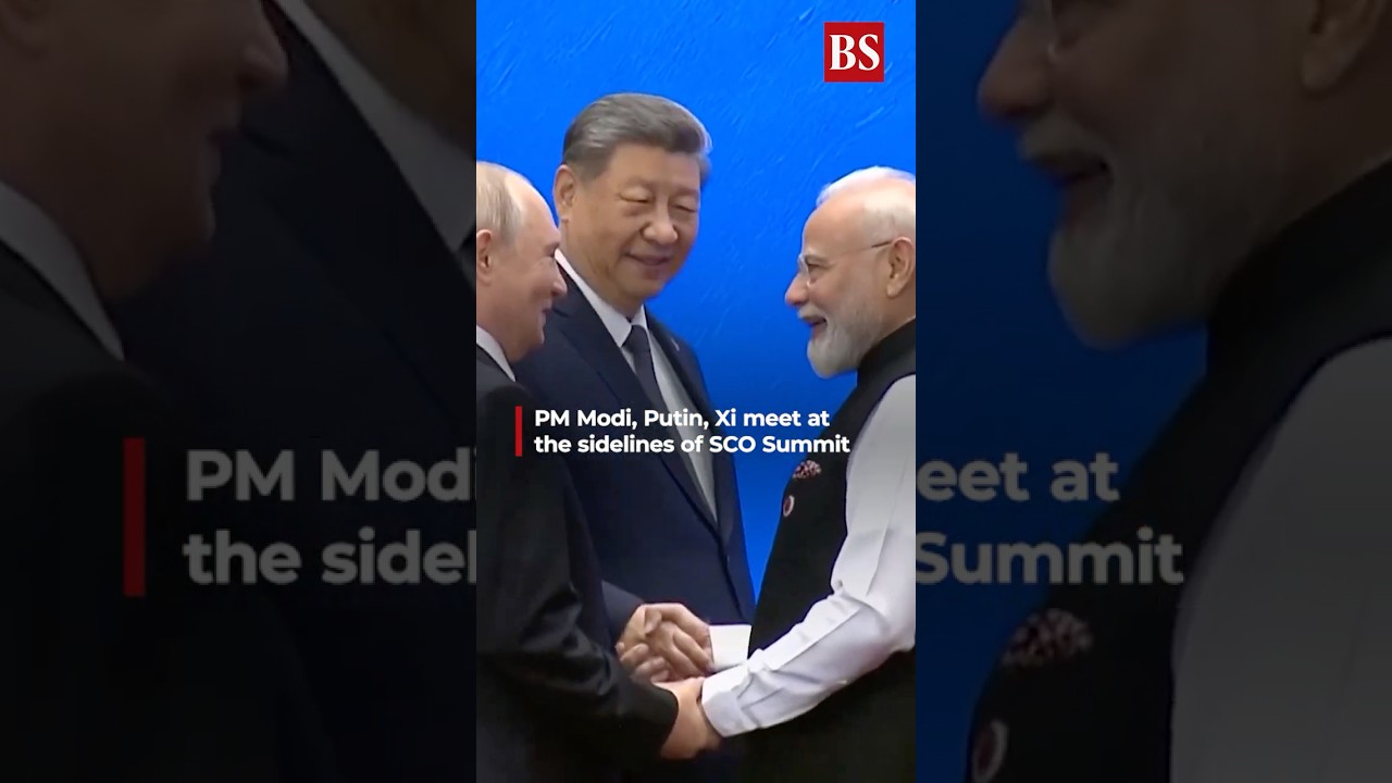 Watch: PM Modi, Putin, Xi meet at the sidelines of SCO Summit
