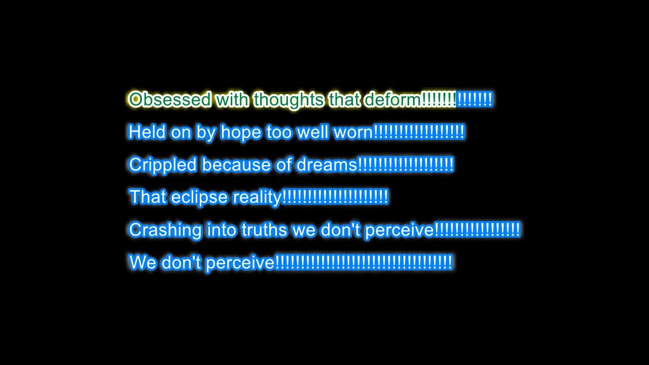 THE DILLINGER ESCAPE PLAN - Widower (Karaoke)
