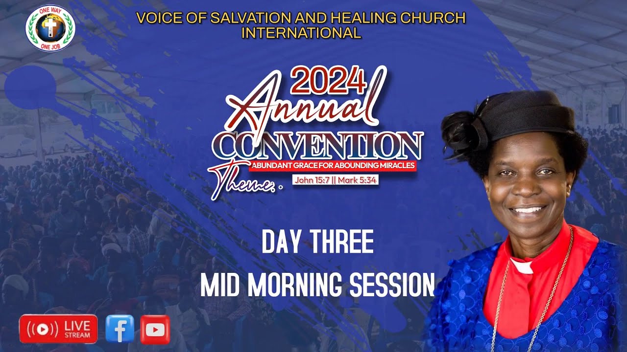 VOSH ANNUAL CONVENTION 2024 || THURSDAY 15TH AUGUST | MID MORNING SESSION