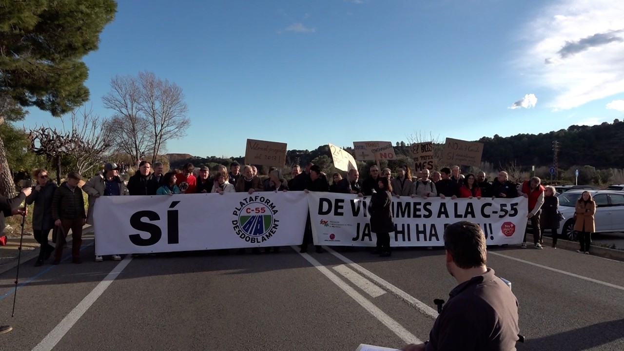 Els partidaris del desdoblament C-55 reclamen celeritat