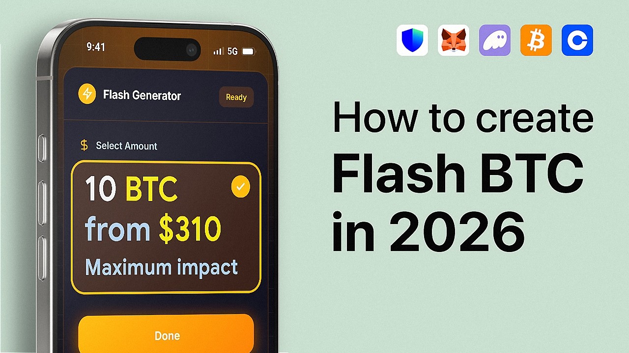 I Created 10 Flash BTC Straight in 2026 &ndash; How to Generate & Receive (Full Tutorial)