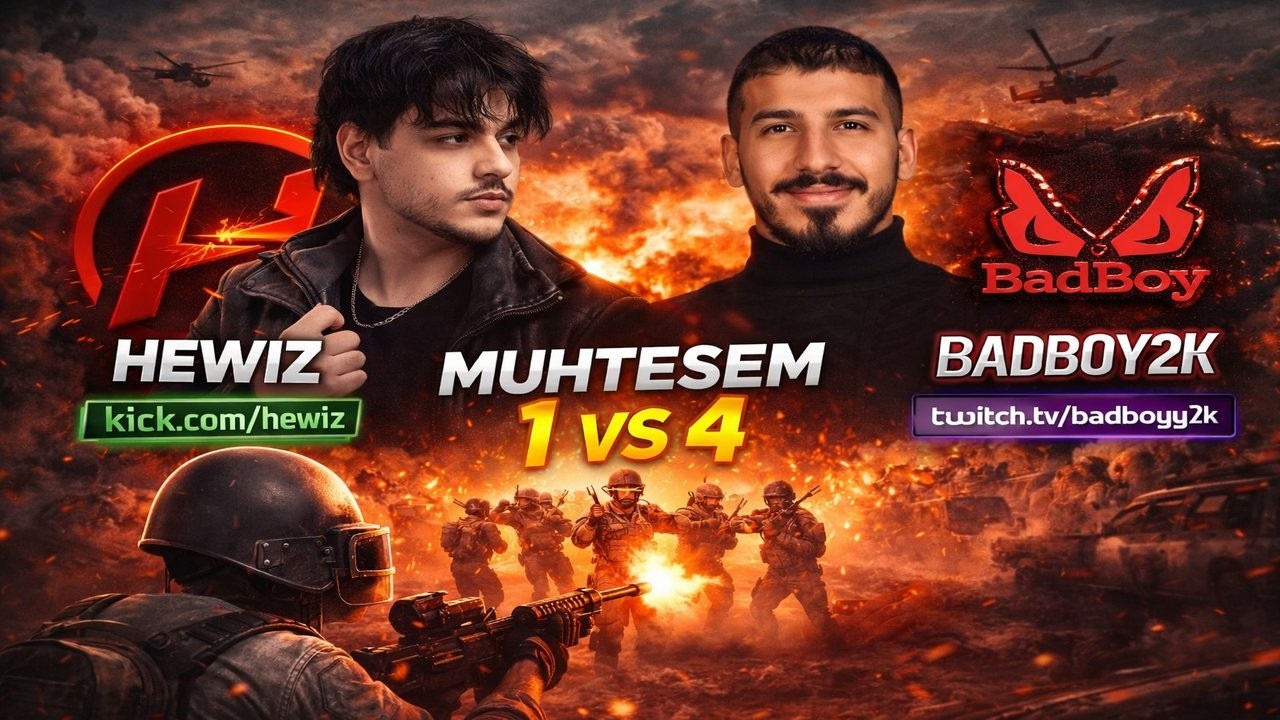 PUBG’de 1v4 CLUTCH! BadBoy2k ŞOKTA 😱 | HEWIZ