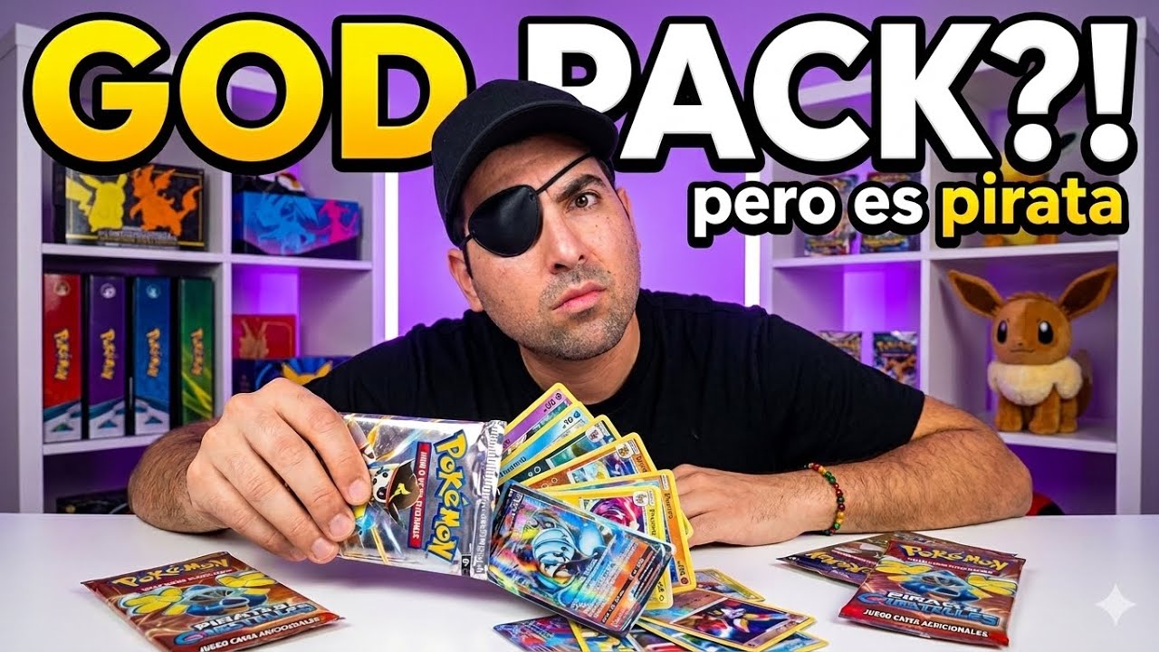 ABRÍ sobres Pokémon PIRATA… y salió un GOD PACK 