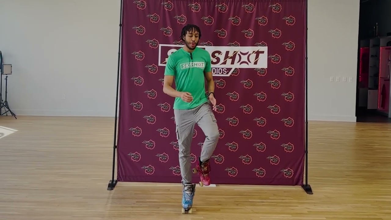 How To Turn Around Backwards on Roller Skates - Eagle Spread Transitions