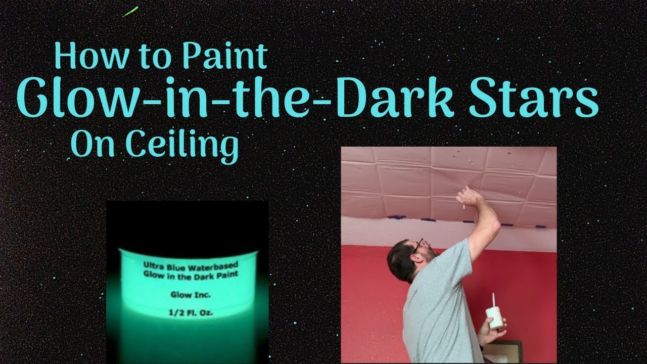 ACCURATELY PAINT GLOW-IN-THE-DARK STARS ON CEILING | Glow Inc Paint/Ursa Major Stencil | TuTu Ep 78