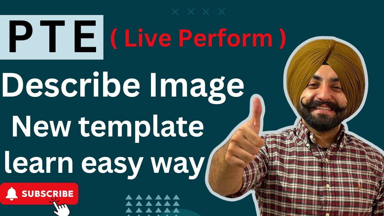 PTE describe image new template, easy way to perform, live perform ( Gurwinder Sir )