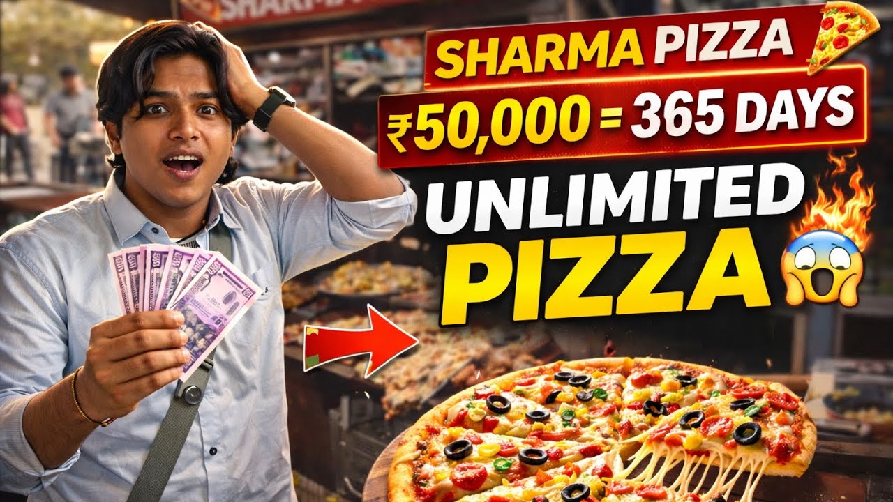 Unlimited Pizza, Unlimited Smile 😄😱