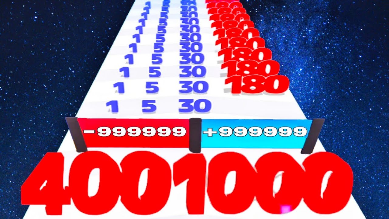 Number Master vs Crowd Number Run 3D - Number Running Game (Math Games) Max Level
