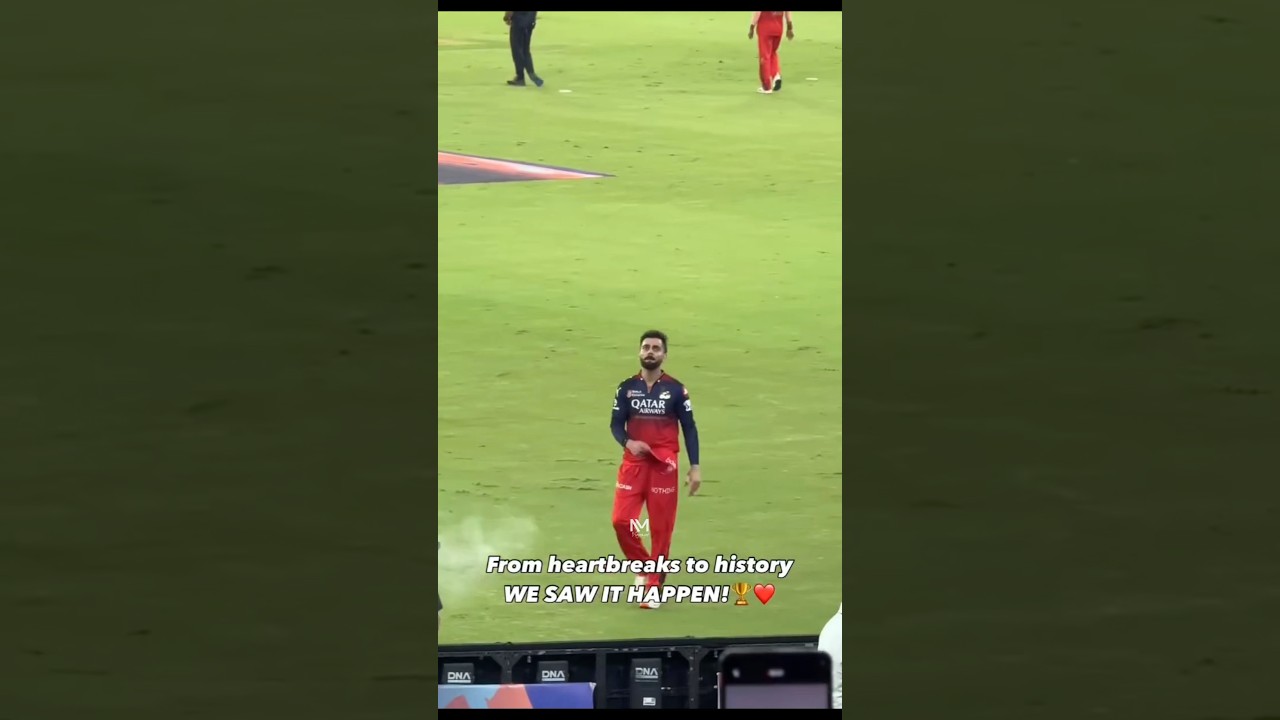 RCB Winning Moment in Ahmedabad &hearts;️🥹 | #rcbfans #iplfinal #viratkohli #rcb #rcbvspbks