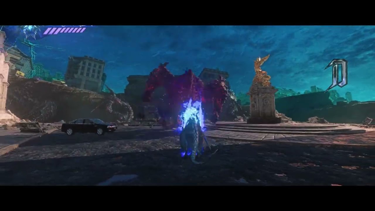 DMC5 boss figth with my skills