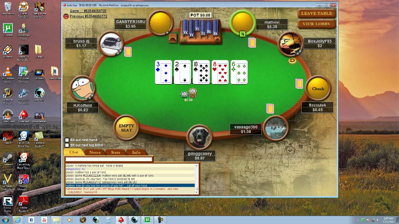 Gdoggcasey Playing Poker, Cash Game Session Pt. 5/6