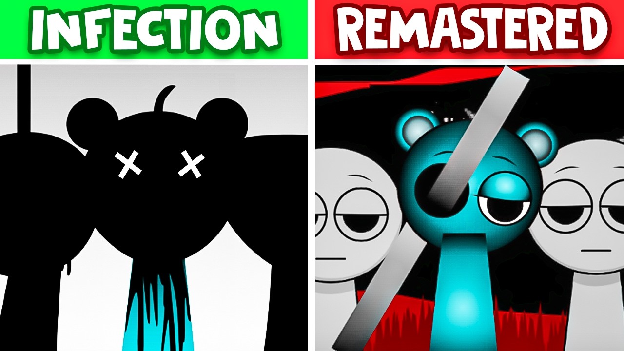 PHASE 3 Infection Black VS PHASE 3 Infection Remastered - Incredibox Sprunki