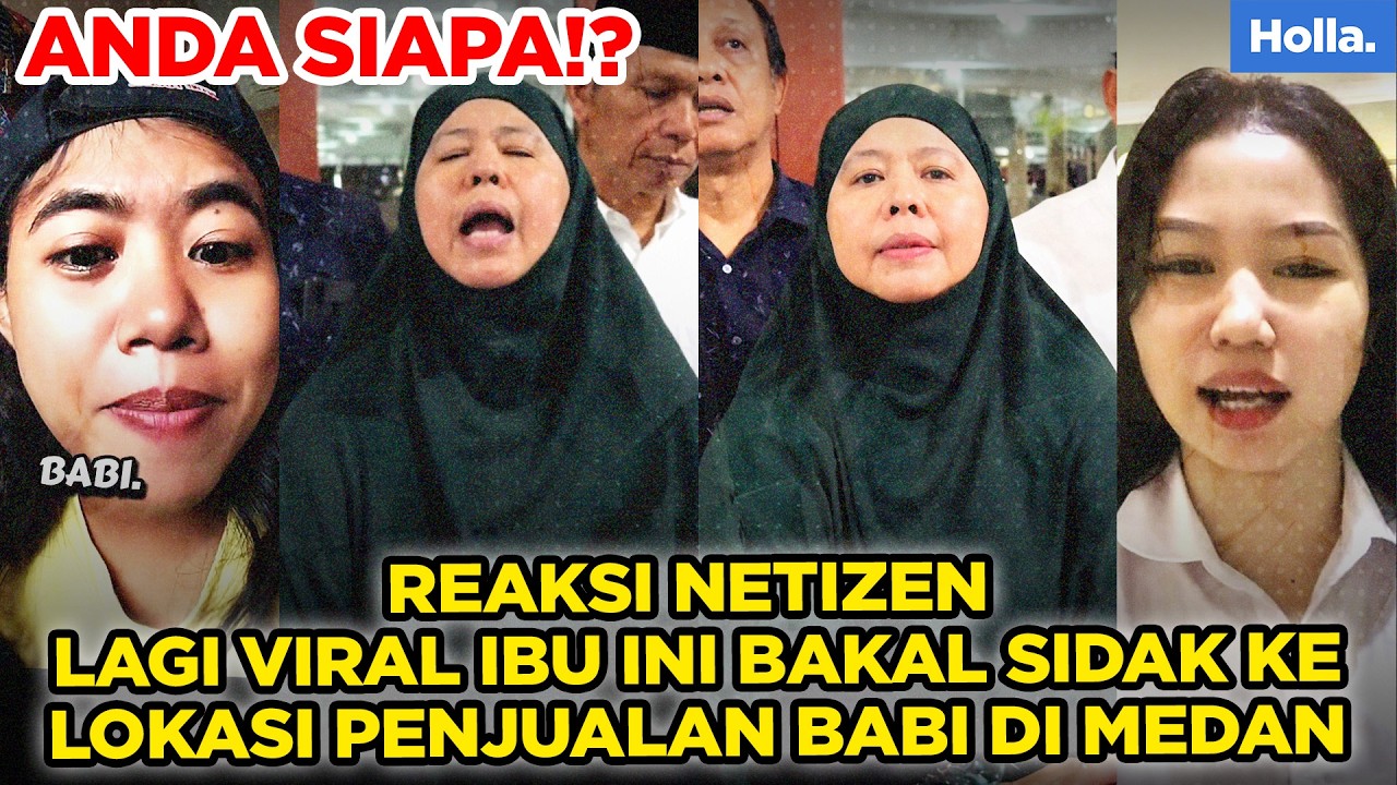 Reaksi Netizen Lagi Viral Ibu Ini Bakal Sidak ke Lokasi Penjualan Babi di Medan