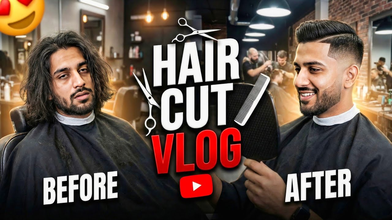 Vlog: Hair cut vlog..!