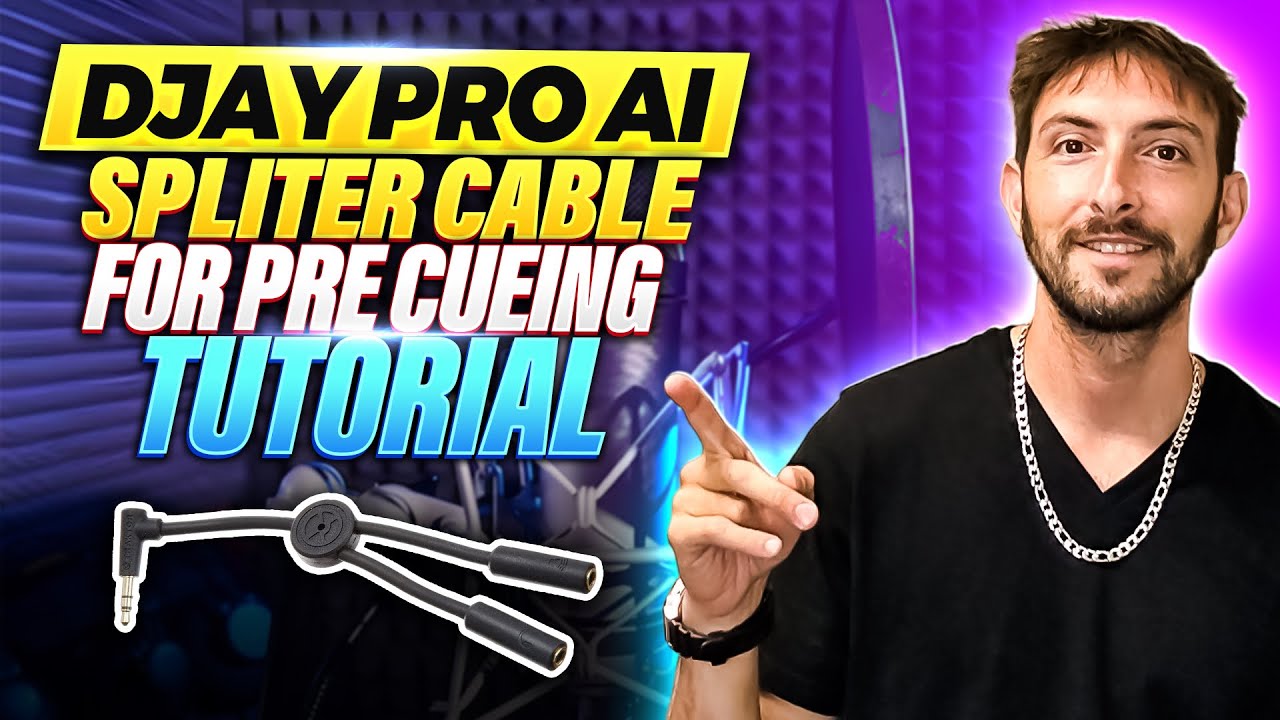 Djay Pro ai spliter Cable for pre cueing Tutorial