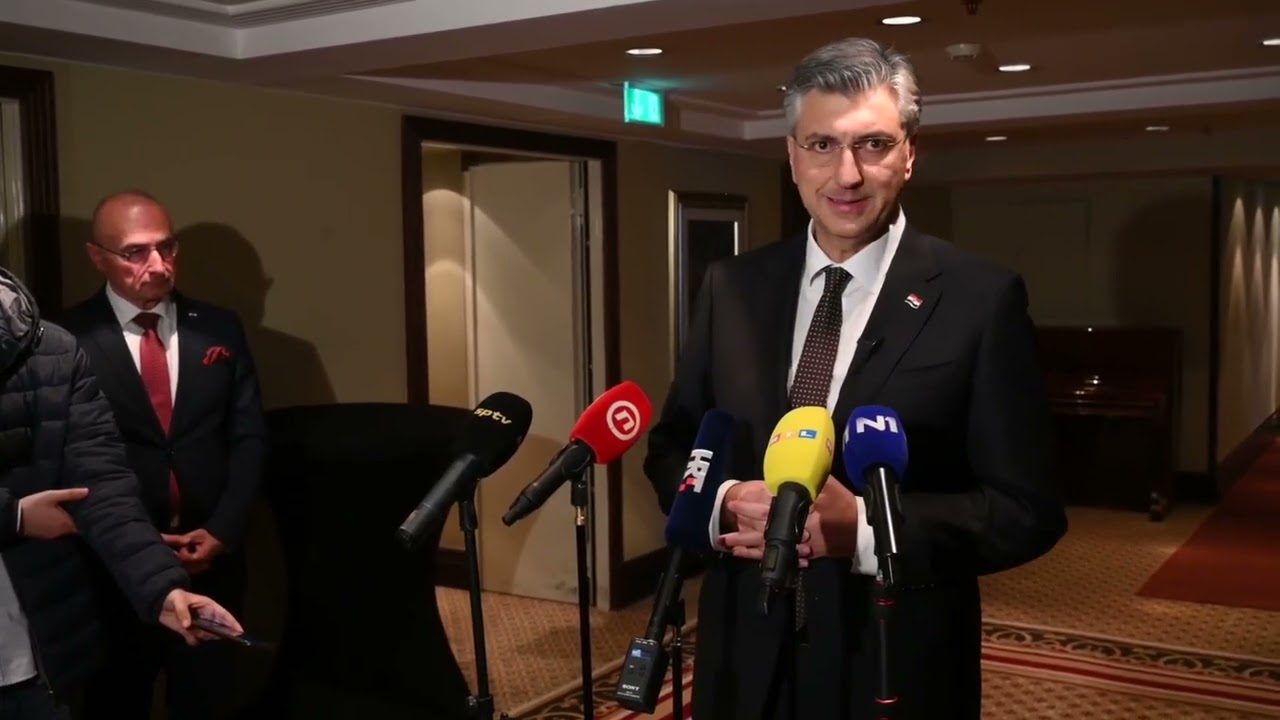 Izjava za medije predsjednika #VladaRH Andreja Plenkovića (13.3.2026.)