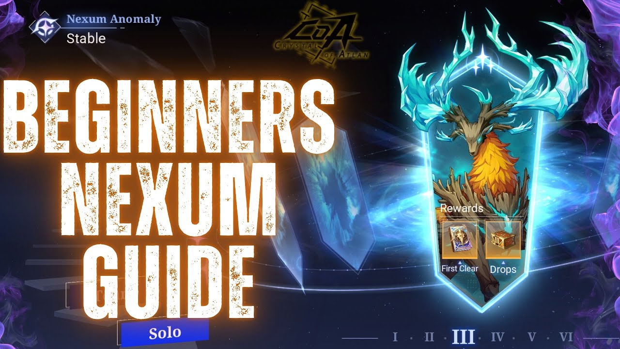 Crystal of Atlan's NEW RogueLike Mode NEXUM Explained! (Beginner's Guide)