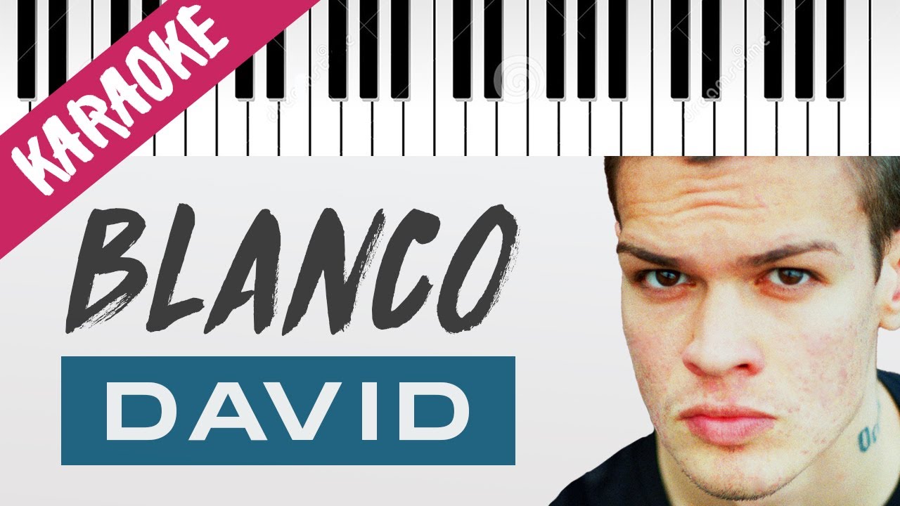 BLANCO | David // Piano Karaoke con Testo
