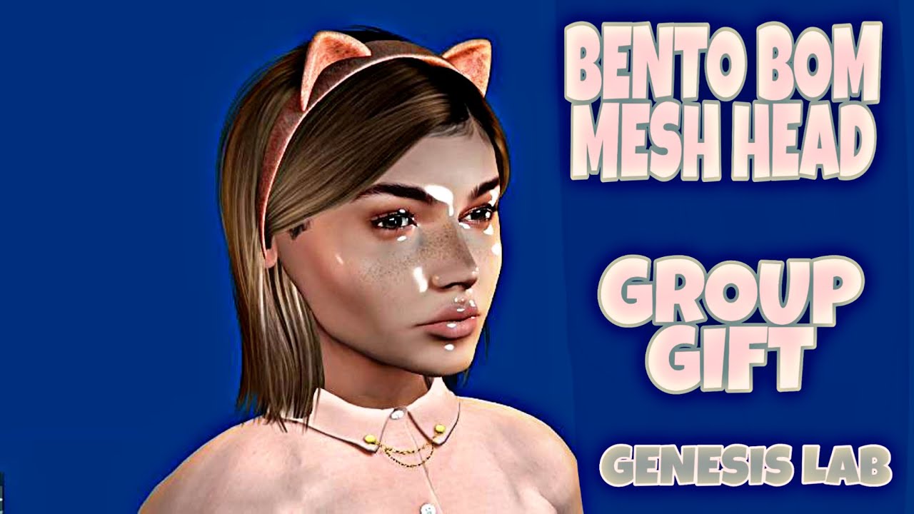 BOM BENTO MESH HEAD - GROUP GIFT - GENESIS LAB