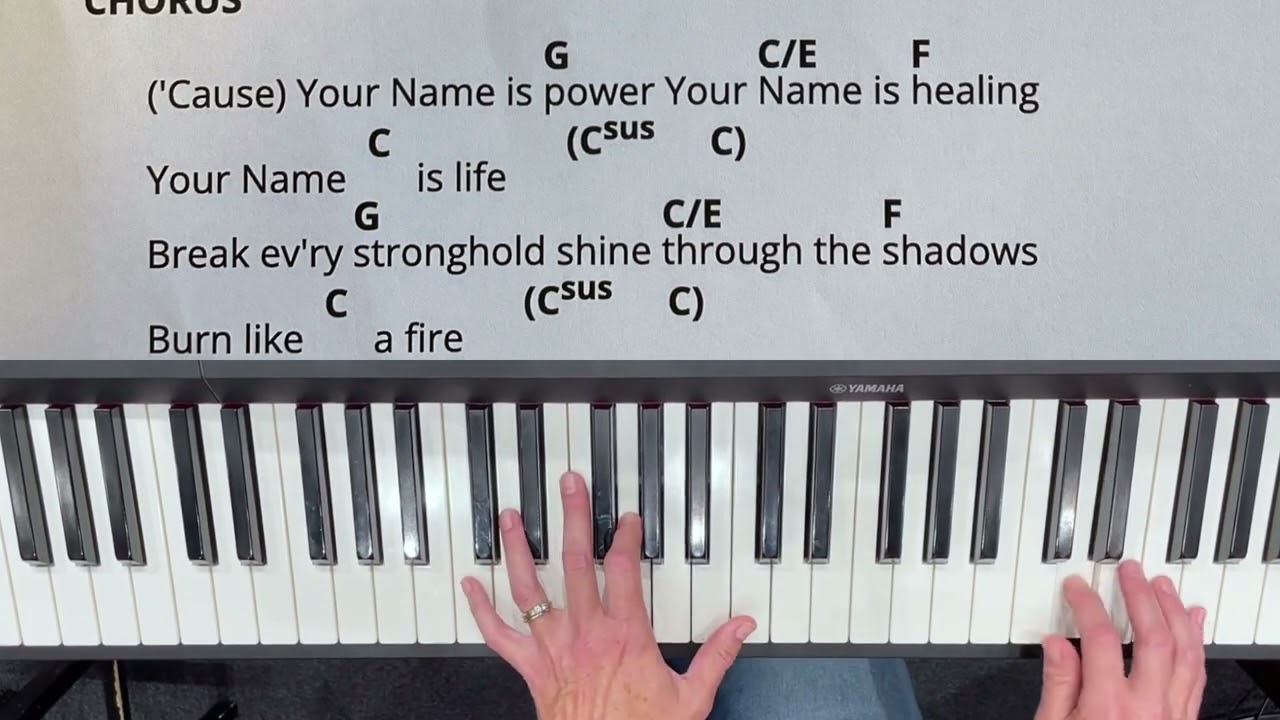 I Speak Jesus  (Cover in C)