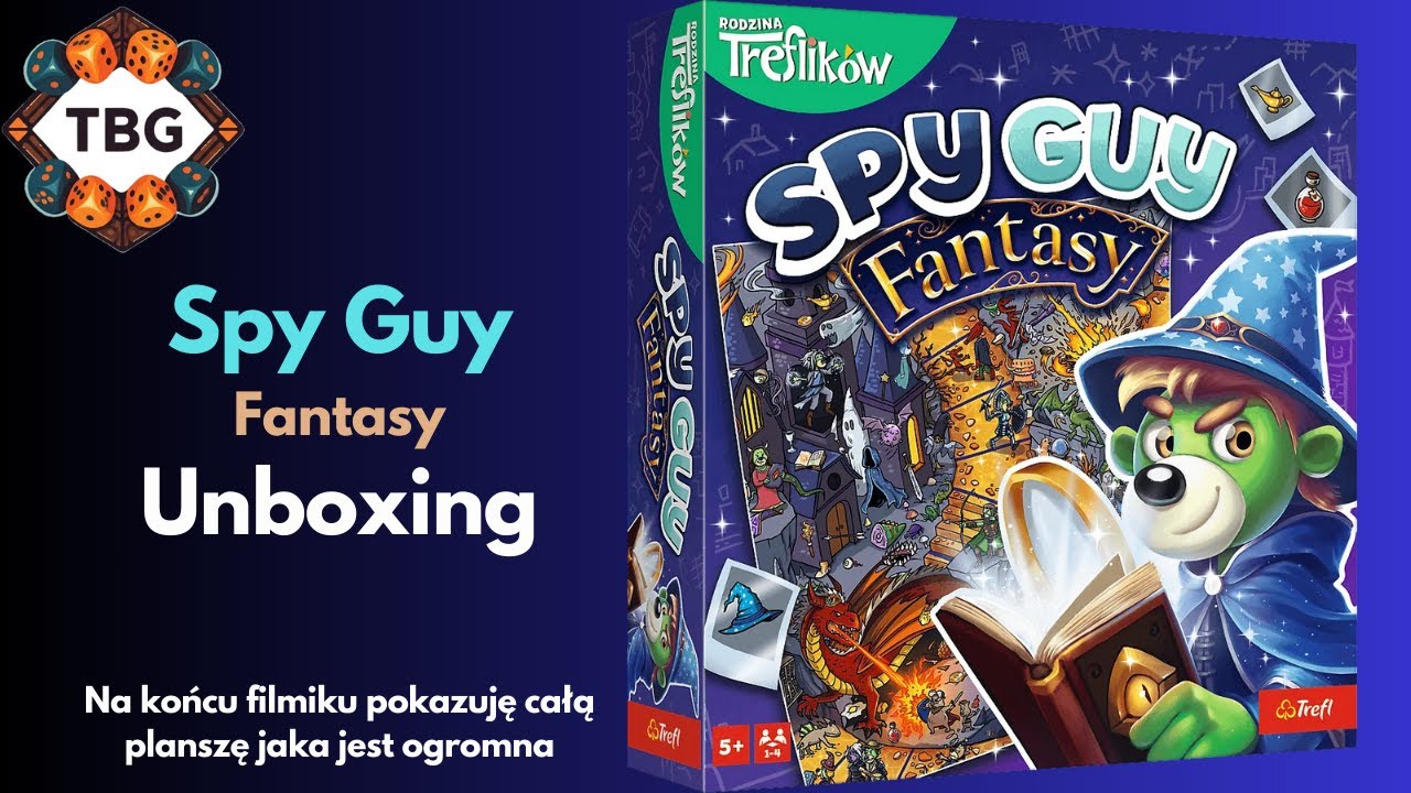 Spy Guy Fantasy  | Unboxing | 1-4 graczy | gra planszowa