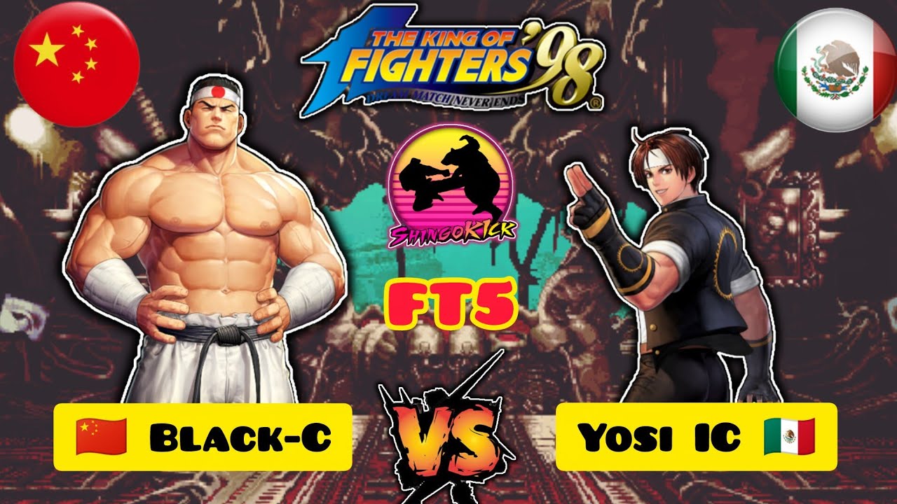 🔥Quien es ese GUERRERO❓🔥🇨🇳Black-C🇨🇳🆚🇲🇽Yosi IC🇲🇽 FT5 #kof98 