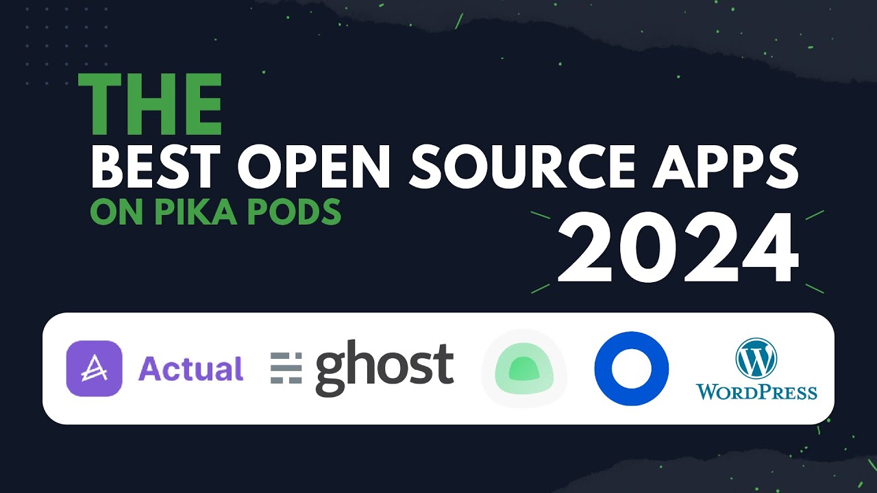 Discover the 5 best open-source apps on PikaPods in 2024